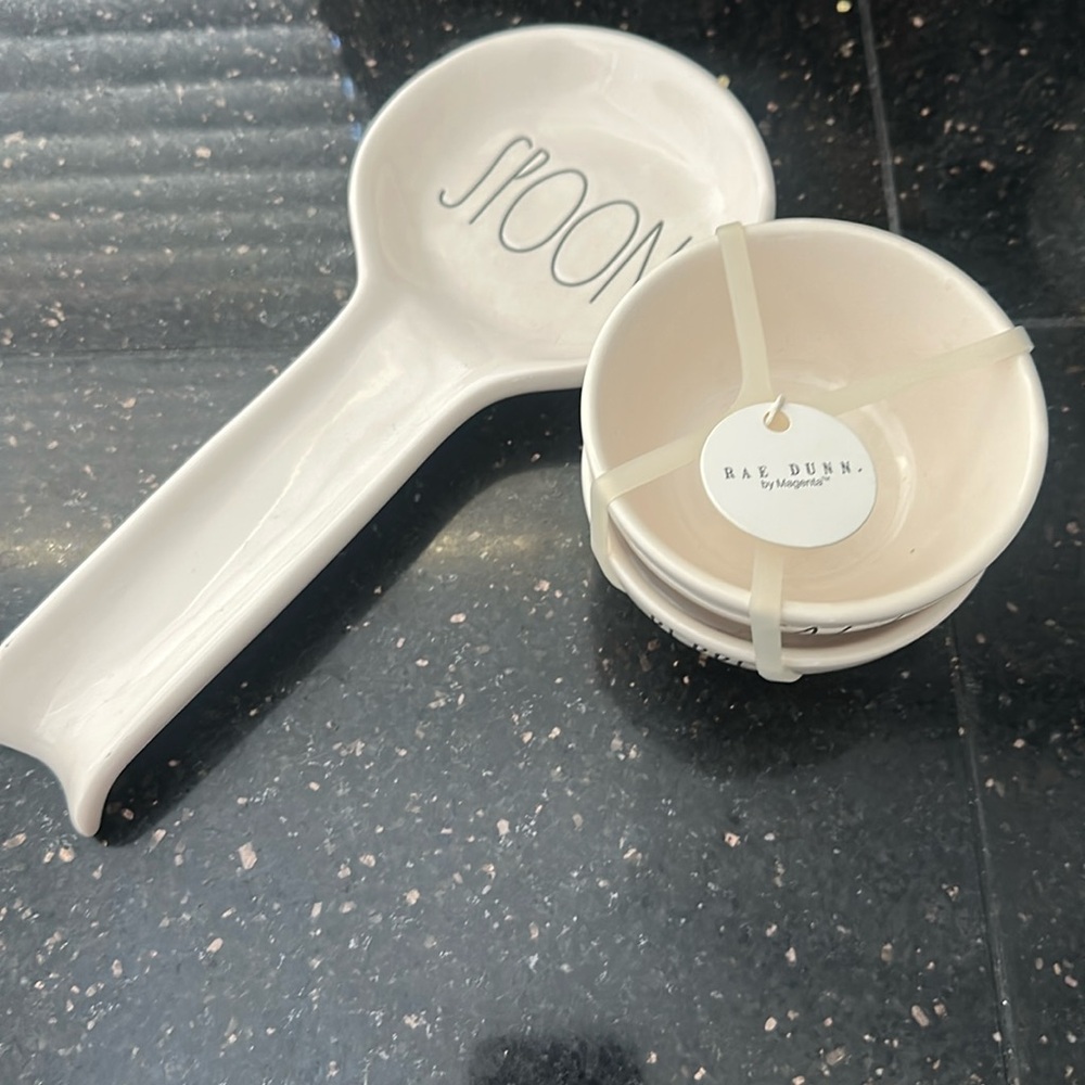 Rae Dunn spoon rest set